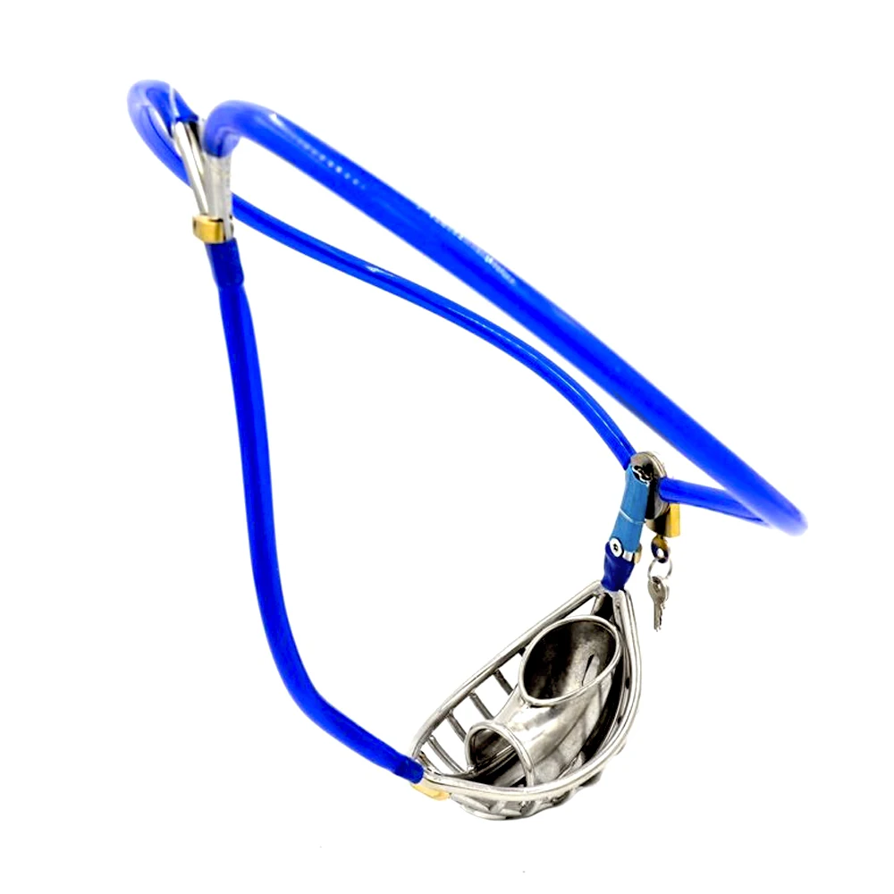 Невидимый мужской регулируемый пояс верности из нержавеющей стали проволока