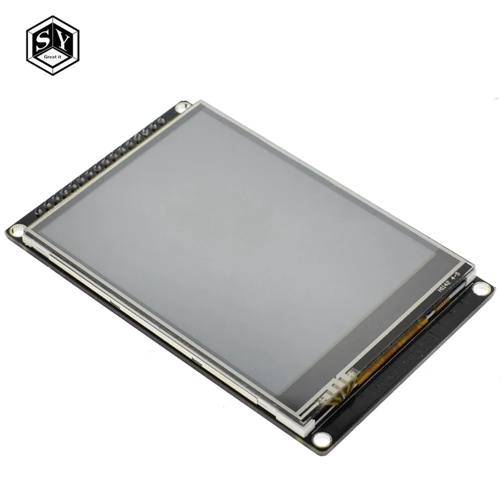1 шт. Great IT 3,2 дюймов lcd TFT с сопротивлением сенсорный экран ILI9341 для STM32F407VET6 макетная плата черный