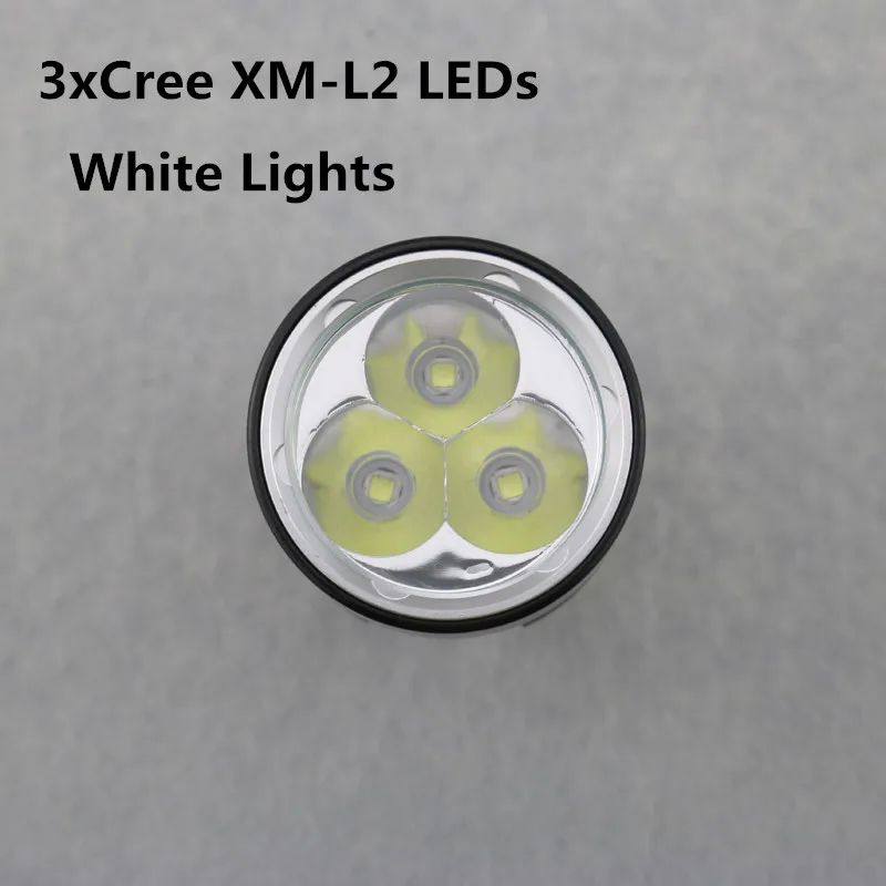 4000 люмен 30 Вт 3X CREE XM-L2(T6) светодиодный фонарь для дайвинга 100 м подводный видео 26650 аккумулятор водонепроницаемый светодиодный фонарь