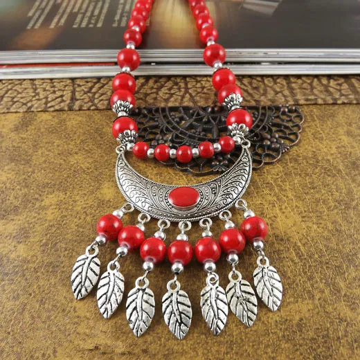 Прямые поставки с фабрики ожерелье и кулоны из горного хрусталя тибетским листом