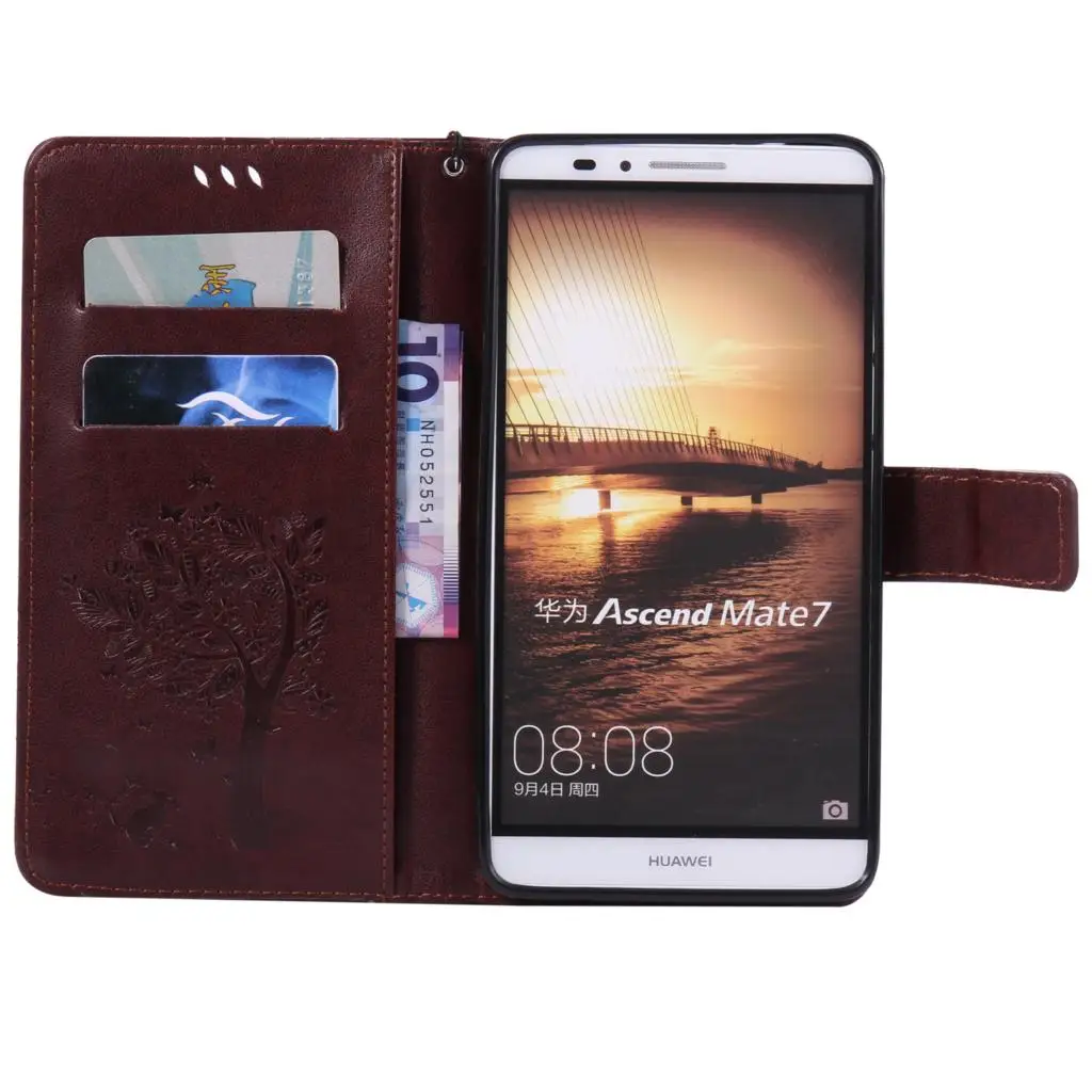 Чехол-книжка Fundas для huawei mate 7/mate7 из искусственной кожи чехол 7 mt7 tl10 tl00 UL00 L09 CL00