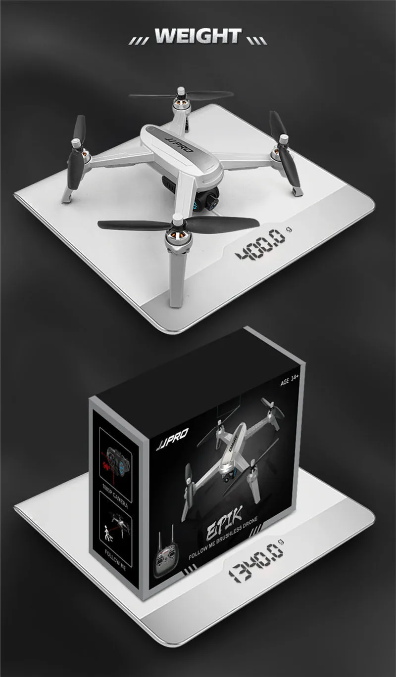 JJPRO X5 5G gps wifi FPV радиоуправляемая беспилотная камера 1080P максимум 18 минут следуем за мной высота удержания Квадрокоптер RTF