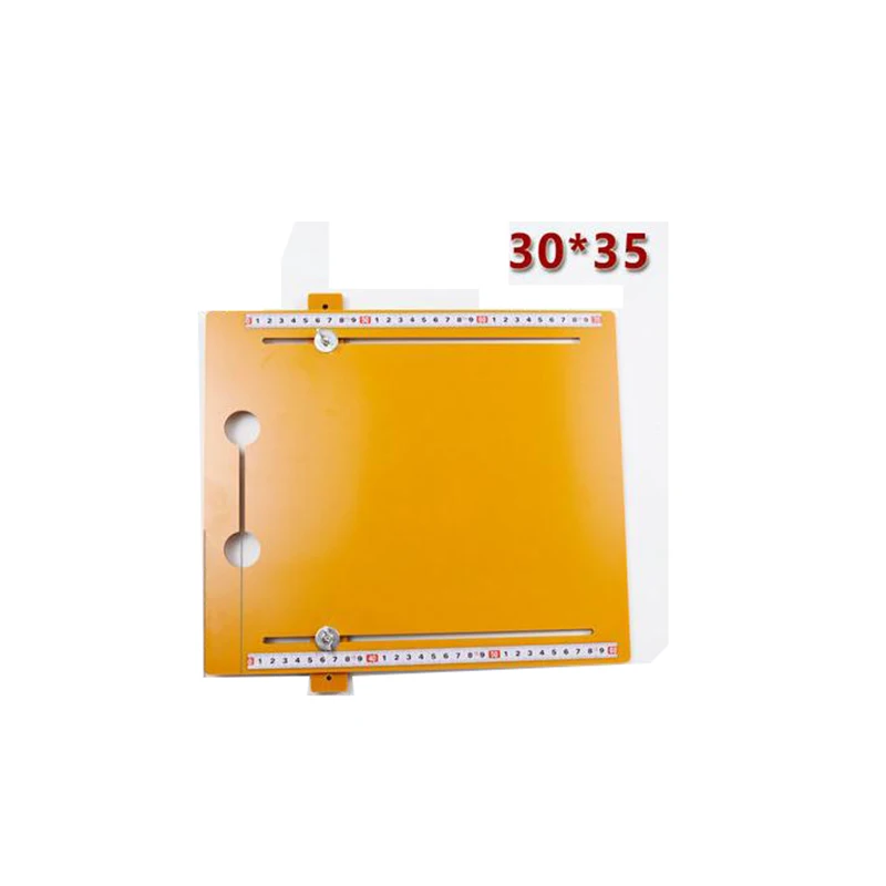300x350mm Циркулярная Пила Руководство машина для резки рельс направляющей пластиной Регулируемая пила база 250x300 мм(4 дюйма пильного диска - Цвет: 300x350mm