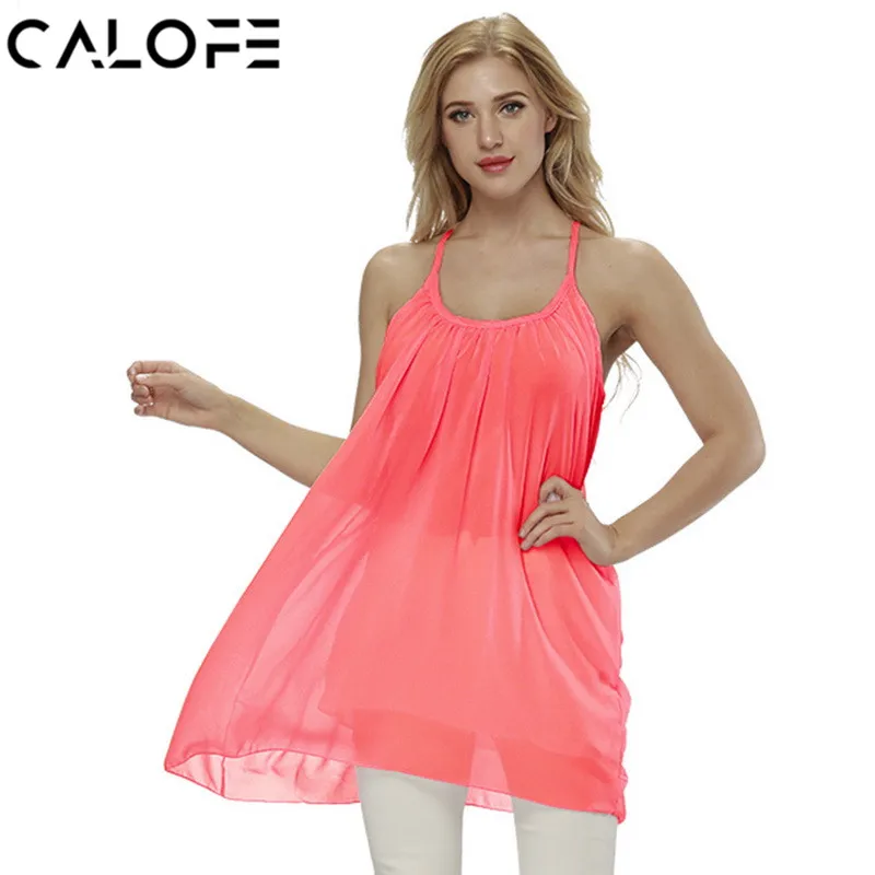 2018 Сексуальное Женское пляжное платье с лямкой на шее без рукавов белое