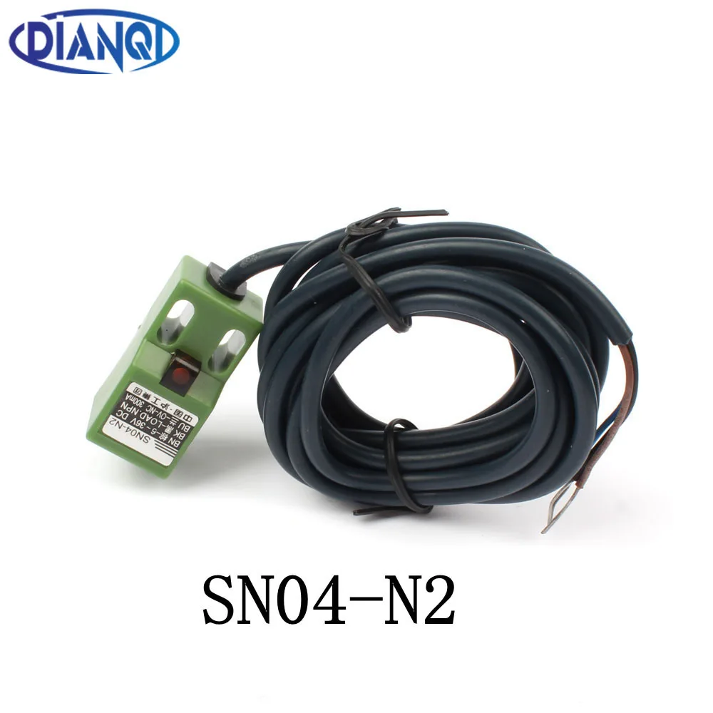 DIANQI индуктивный датчик приближения SN04-N2 NPN 3 провода NC DC 6-36 в расстояние