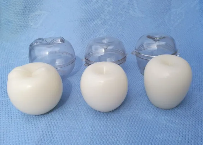 CHUANGGE форма для свечей в форме яблока DIY наборы для изготовления свечей инструменты ручной работы материал соевый воск формы для мыла форма яблока для рождественских праздников