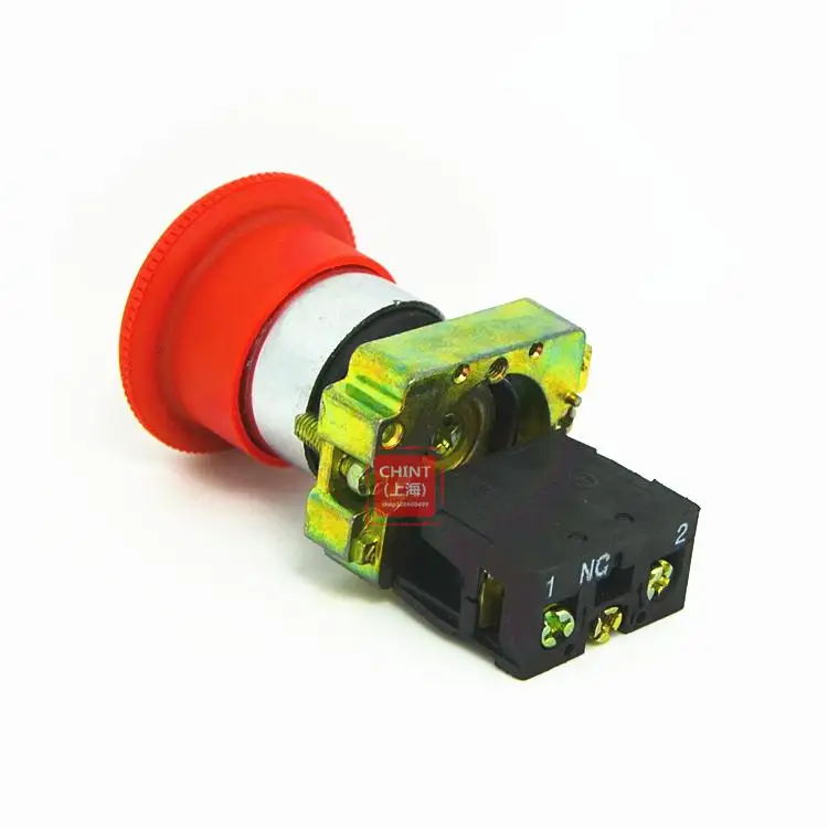 Emergency stop metal button switch emergency mushroom head rotation reset normally closed XB2-BS542C ZB2 | Обустройство дома