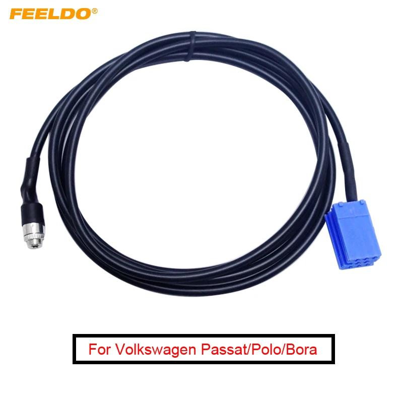 

FEELDO 20Pcs Aux Cable Adapter Female 3.5MM Jack Radio Blaupunkt CD Player Cable For AUDI Volkswagen Passat Polo Bora#AM2858
