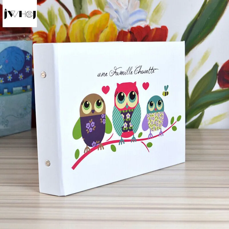 1 шт. фотоальбом с рисунком совы 10 дюймов свадебные фотографии Детский семейный