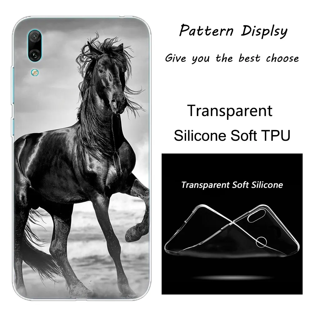 004 Мягкий силиконовый чехол для телефона Hot Horse Running для huawei mate 10 20 Lite Pro Enjoy 9S Y9 Y7 Y6 Y5 Pro Модный чехол - Цвет: 004
