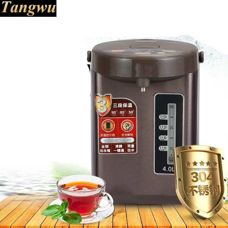 

Electric thermos water bottle home insulation full stainless steel capacity NEW 4L Safety Auto-Off Function good