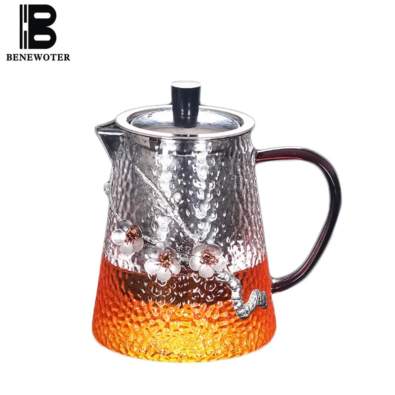 Творческий термостойкие Стекло Чай горшок 304 Нержавеющая сталь фильтр китайский