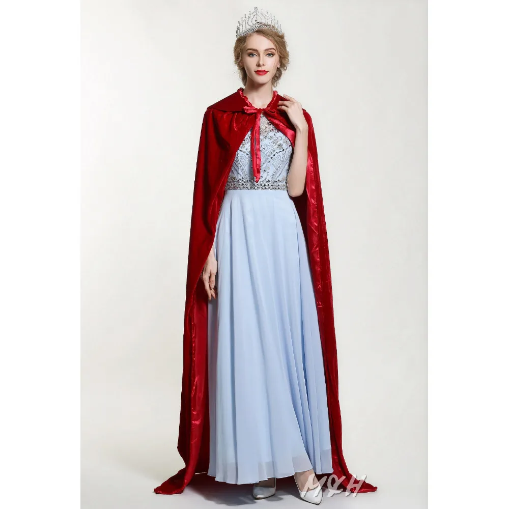 Накидка бархатная Женская в полную длину роскошный костюм европейском стиле со