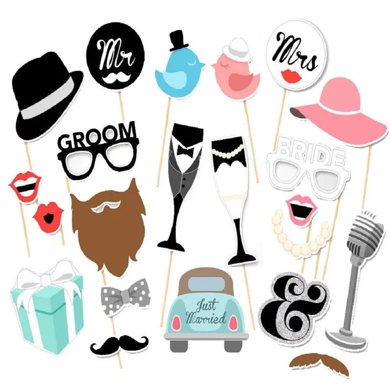 Свадебная фотобудка реквизит Вечеринка смешная маска сделай сам мистер миссис