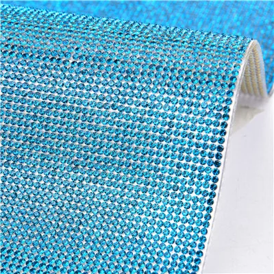 zircan blue Ss6 2 мм самоклеющиеся стразы, сетка, отделка стразами, кристалл, окантовка, аппликация, наклейка, лист для diy 24x20 см/шт, 10000 камней - Цвет: zircan blue