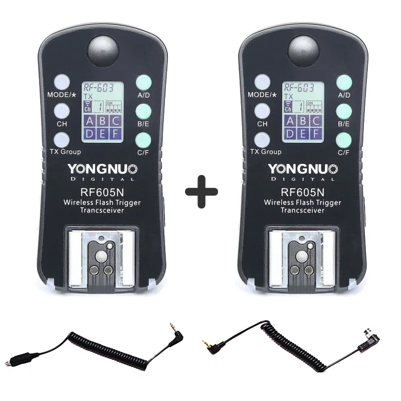 YONGNUO RF-605 N RF605 Wireless Flash Trigger for Nikon D7100 D7000 D5200 D5100 D5000 D3100 D3000 D90 D80 D70 D40 D1X D3X D3 | Электроника