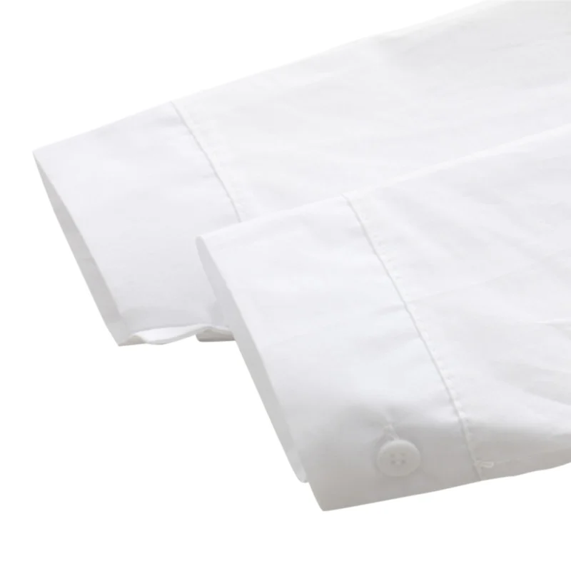 Белая блузка 2018 новый дизайн Женская офисная блуза на пуговицах с отложным
