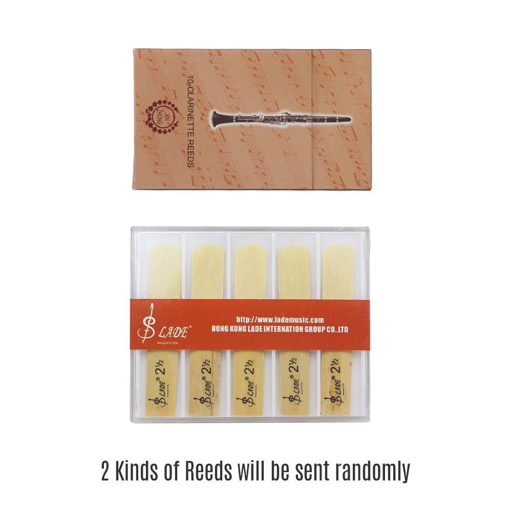 Кларнет бакелит 17 ключ Bb плоский кларнет сопрано Никель покрытие с чистящей