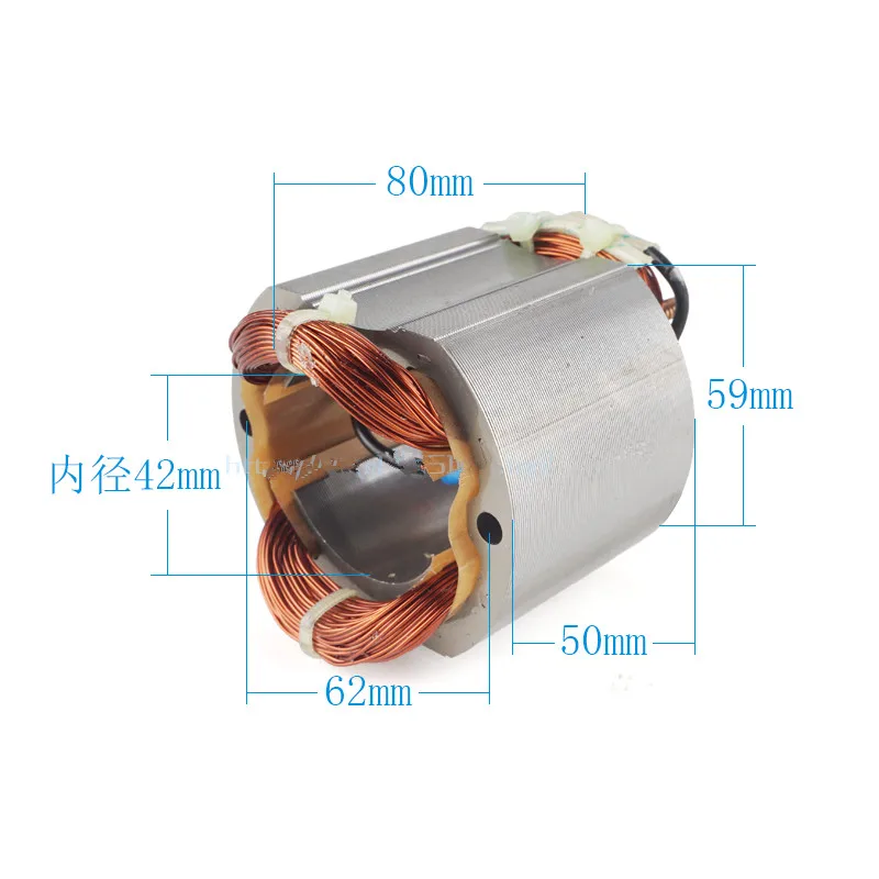 Stator 220 V-230 V G15SA2 арматура роторный якорь Замена двигателя для Hitachi 150 G15 SA2 угловая шлифовальная машина электроинструменты - Цвет: Stator