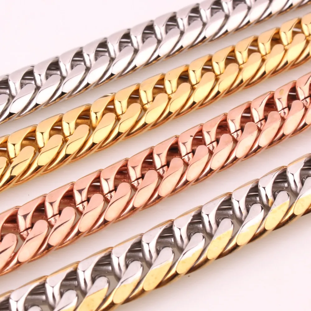 13/16 мм новая популярная Серебряная/Золотая/розовое золото/серебряное золото 316L