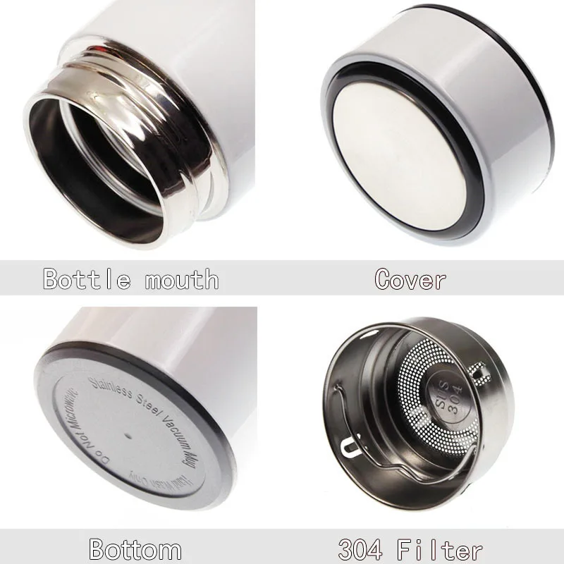 Рик и Морти термос Чай Вакуумная Колба с фильтром из нержавеющей стали 304