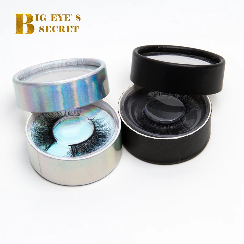Big eye's secret 5 шт оптом, блестящие круглые накладные ресницы упаковочные коробки Поддельные 3d накладные ресницы из норки чехол пустой
