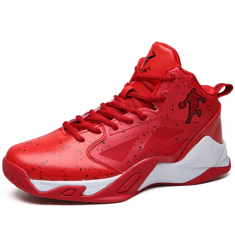 Новинка 2019 года дышащая Баскетбольная обувь для мужчин и мальчиков высокие