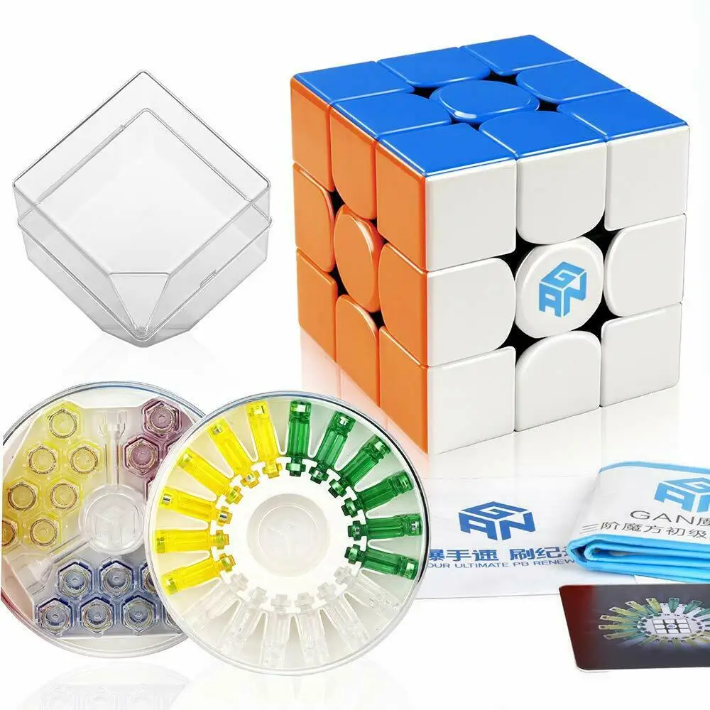 

Gan 356 X Changeable Magnetic Poles High Speed Magic Cube 3x3x3 Stickerless Twist Puzzle Fancy Cubic Brain Teaser Ultra-Smooth