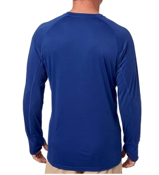 2019 Мужская Рыбацкая футболка LS Shirt UPF50 быстросохнущая одежда для рыбалки