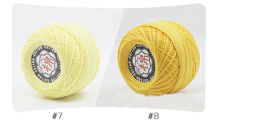 Розничная 50 г/шар 8# 2ply DIY цветная тонкая кружевная пряжа для вязания крючком пряжа хлопок пряжа для ручного вязания нить швейная машина линия JK468