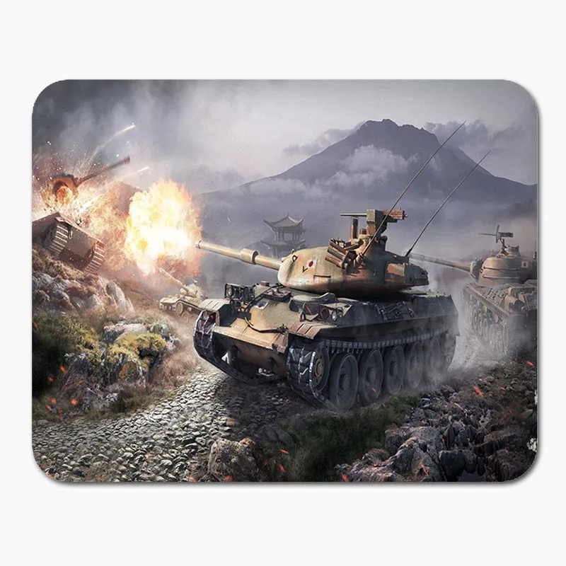 220mmX180mm MaiYaCa роскошный принт Горячая мир игры Танк прочный ПК Противоскользящий коврик для мыши Оптическая/трекбол мышь - Цвет: 220mmX180mm