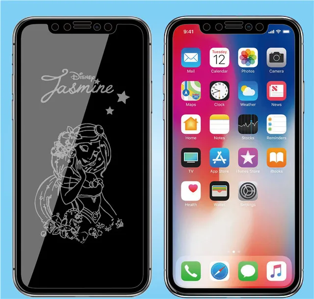7 Сейлор Мун Улица Сезам 3D полный экран протектор Закаленное стекло для iPhone XR XS Max X 10 - Цвет: 7
