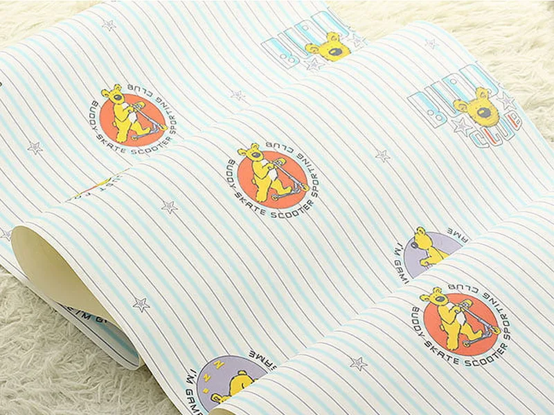 Обои для детской комнаты с изображением пуха из мультфильма детские обои в