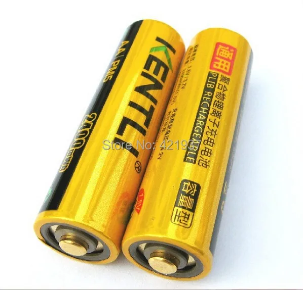 6 шт. перезаряжаемые литий-ионные литий-полимерные аккумуляторные батареи AA 1 5