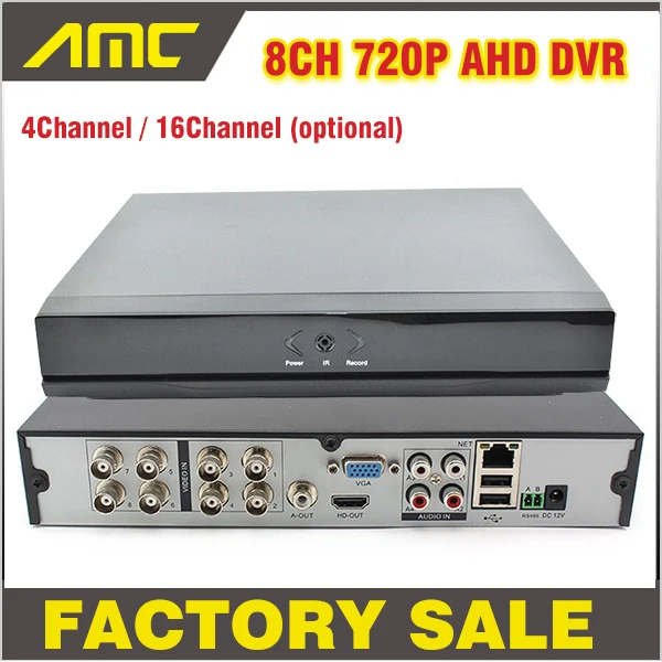 4 8 16 канальный CCTV DVR 720P цифровой видеорегистратор H.264 AHD Гибридный NVR HVR HDMI выход для