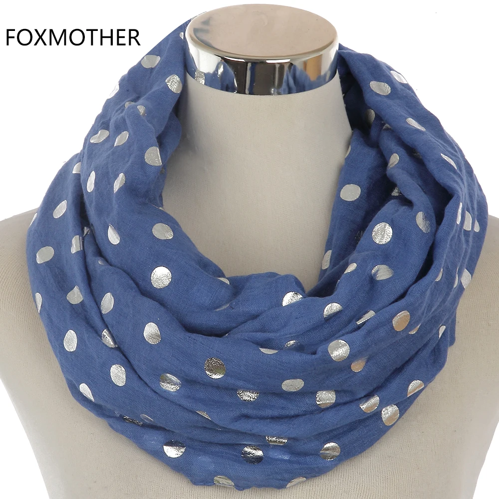 Женский шарф FOXMOTHER модный темно синий розовый черный женский кольцо|scarf for women|ring
