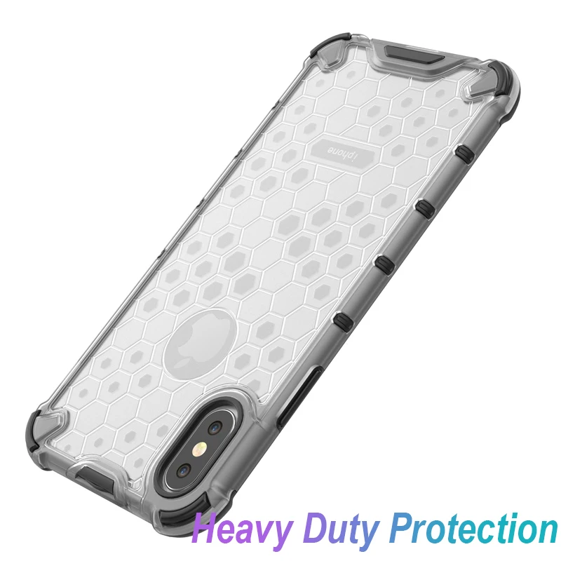 Luxury Shockproof Rugged Hybrid Armor Case For iPhone XS Max XR X 8 7 6s 6 Plus Tough Plastic Hard Impact Back Cover |
