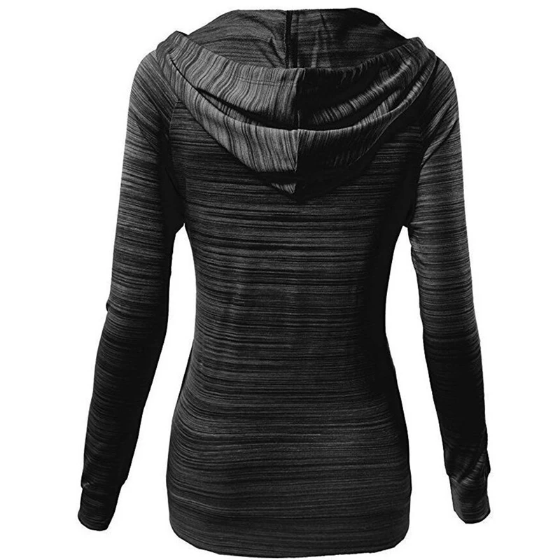 Женские полосатые толстовки с капюшоном спортивная куртка новинка 2018 весенние