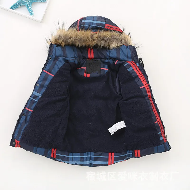 Высокое качество Детские зимние пальто толще в длинная стильная Обувь для