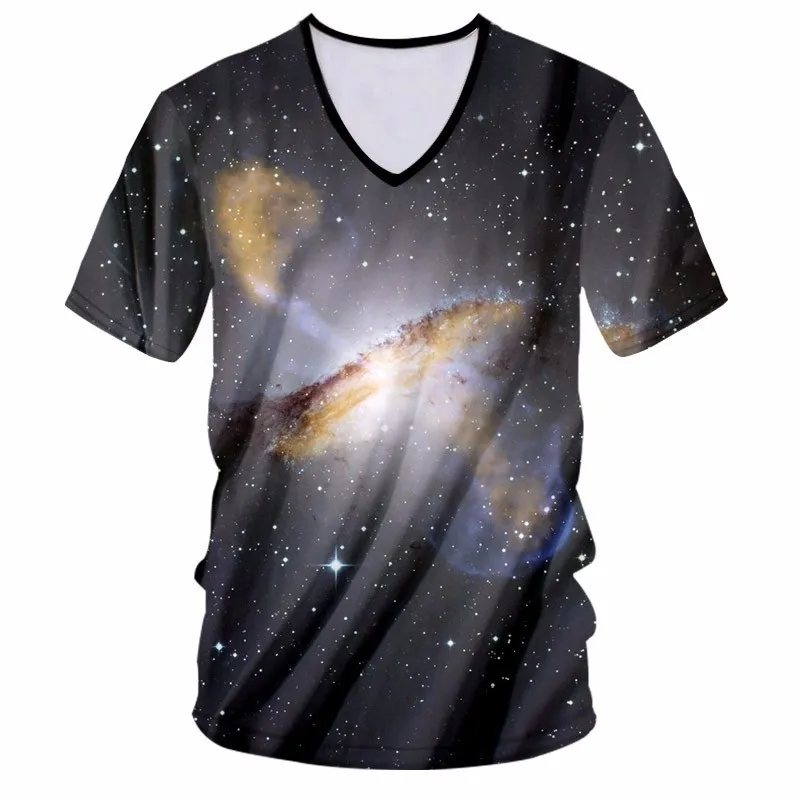 OGKB дропшиппинг футболка мужские летние топы 3d принт Космическая Звезда мужская