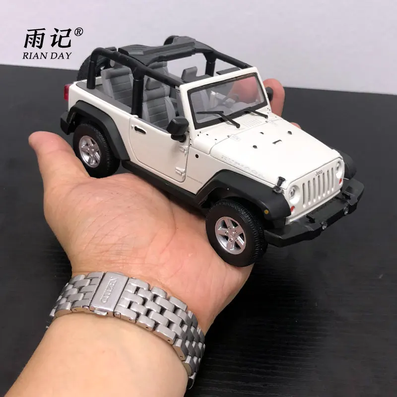 WELLY 1/24 весы США 2007 Jeep Wrangler SUV литая модель металлический автомобиль игрушки для