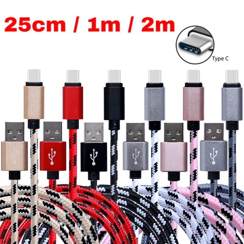 Cabo Usb USB Type C Быстрая зарядка кабель c для передачи данных зарядное устройство