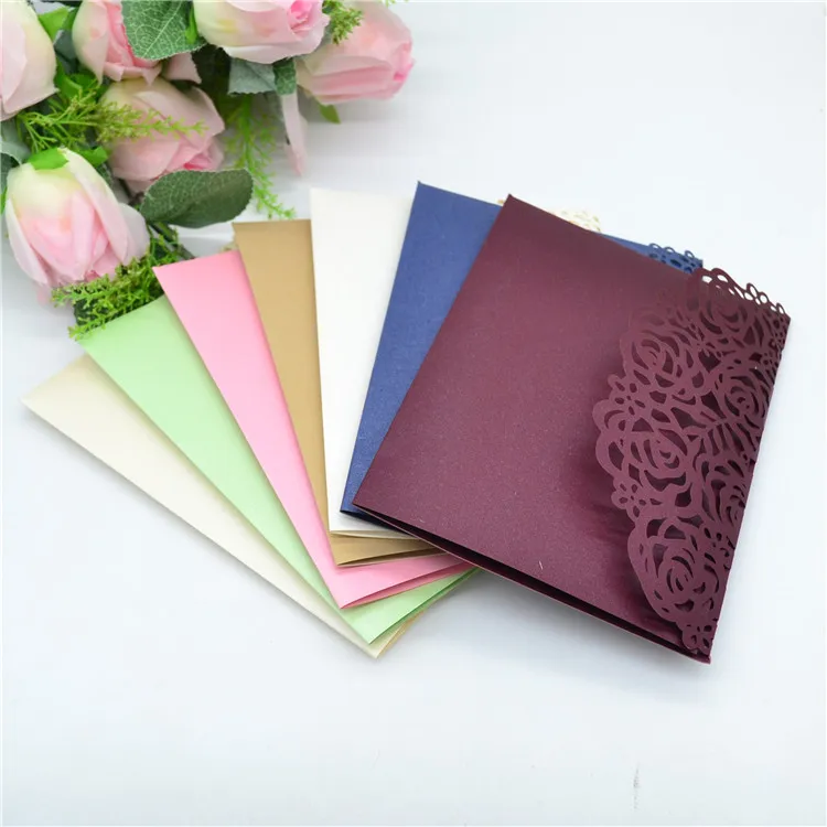 Три раза винно красная роза лазерная карта свадебные приглашения