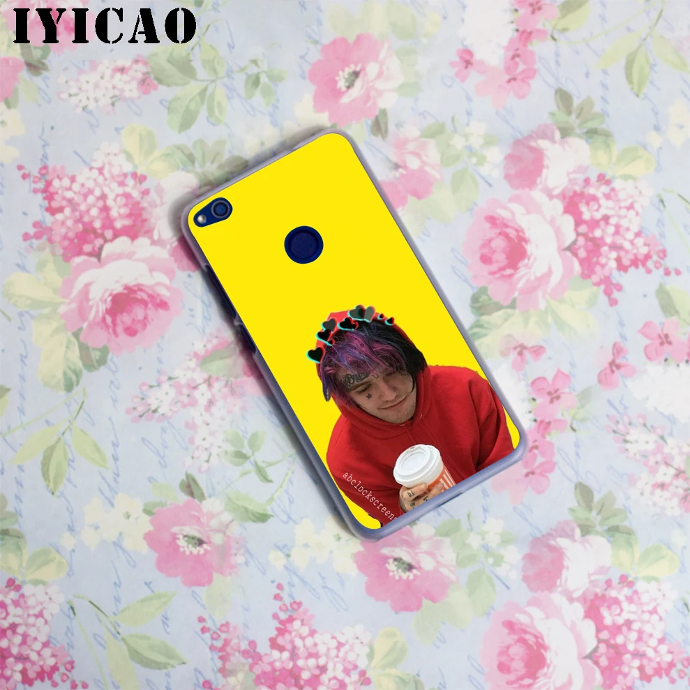 IYICAO Жесткий чехол Lil Peep Bo для Huawei Honor 6A 6C 7A 7C 7X 8 8X 9 10 20 9X Lite Pro Play Note View на.
