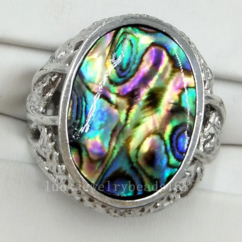 Бесплатная доставка красивые ювелирные изделия Новая Зеландия овальное кольцо в