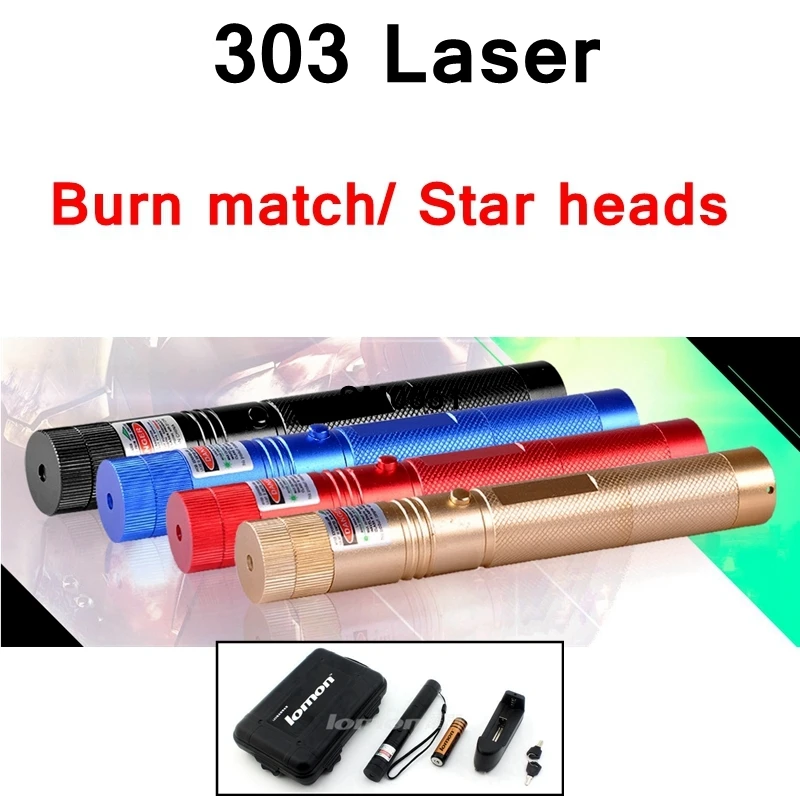 ReadStar Green 303 лазерная указка со звездами 4 цвета Подарочная коробка аккумулятор и