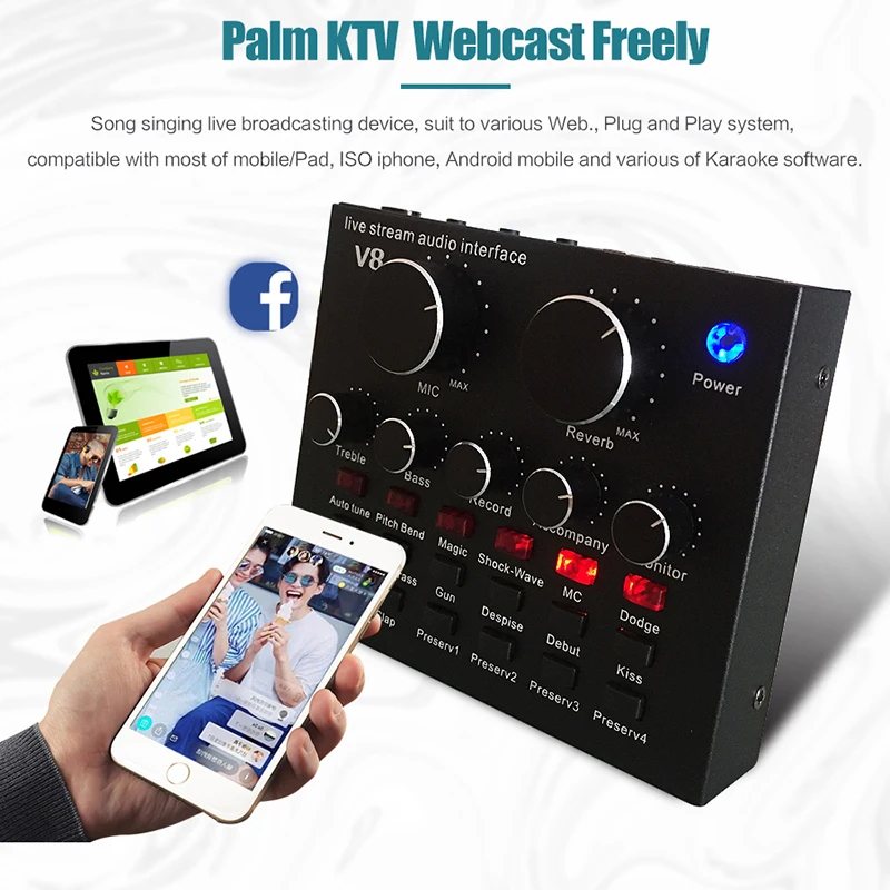 Полный набор конденсаторный микрофон BM 800 аудио студия Запись PC/KTV mic Usb Webcast Voice