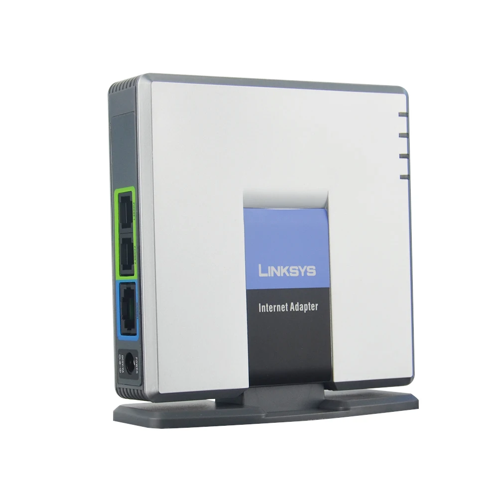 Быстрая доставка! Разблокированный VoIP Linksys PAP2T. Интернет телефонный адаптер с
