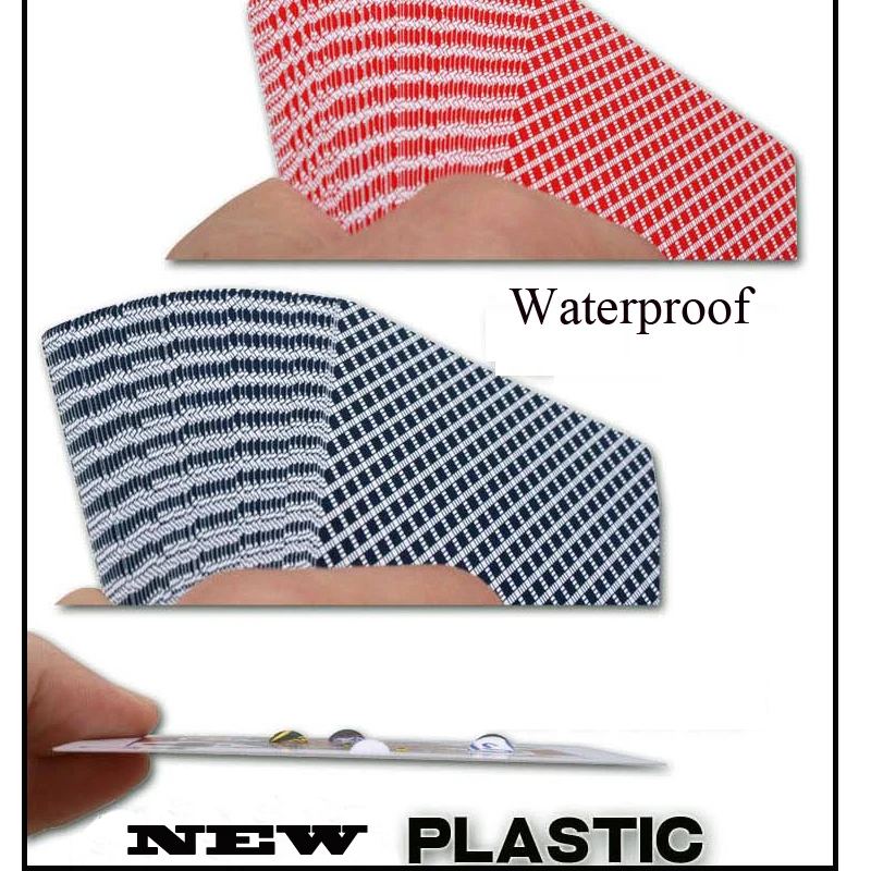 

100% Plastic Cards Poker Red Texas Playing Card Poker Primary Waterproof Small Font PVC Plastic Cards Deck Club Gambling Game