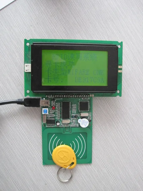 

For RFID module reader RC500 development USB interface band lcd1602/12864